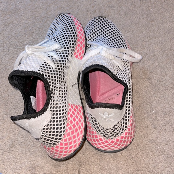 adidas Shoes - Red, white, and black adidas. Size US 6 1/2